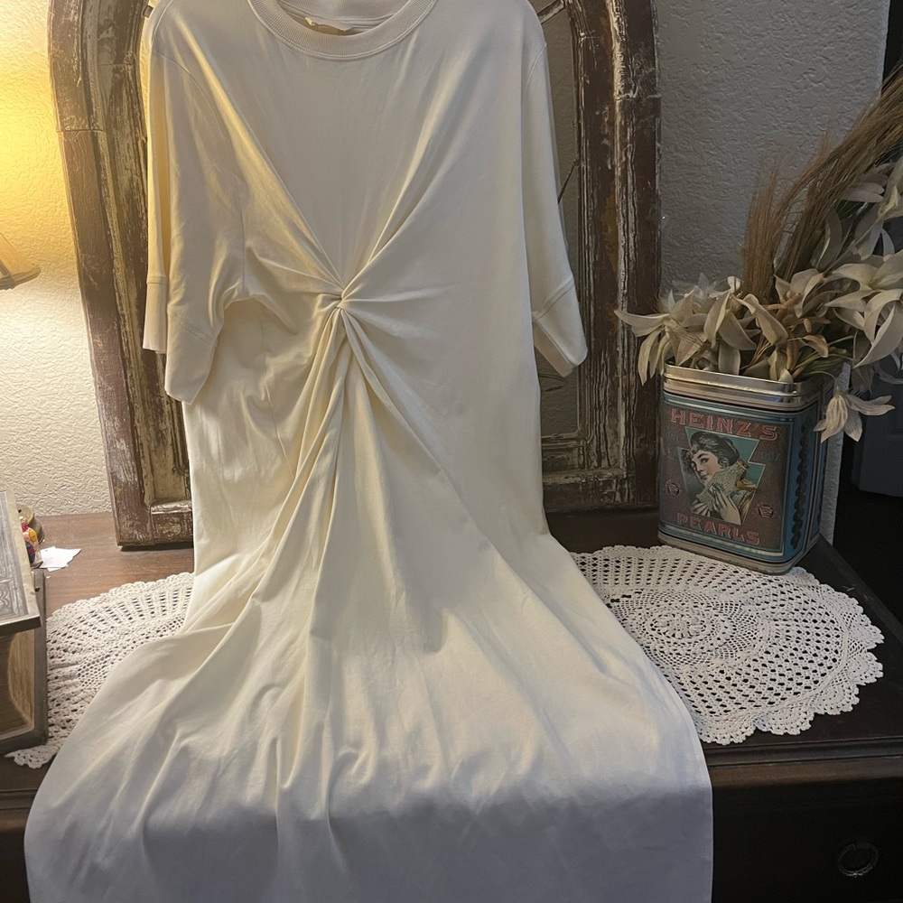 H& M Maxi Dress ,Cream Color , Size  XS ,